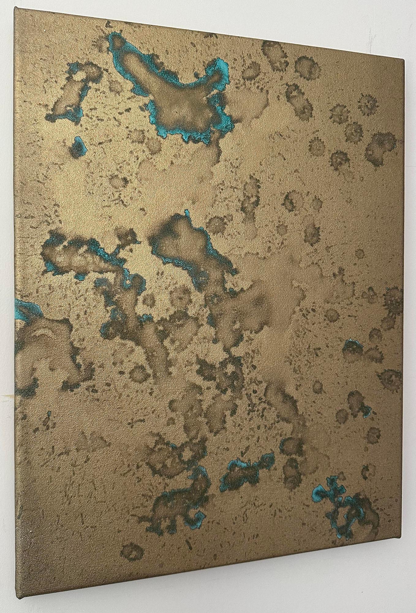 Pittura negata con ossidazione di Andy Warhol di Charles Lutz Gold & Greene Astratto in vendita 2