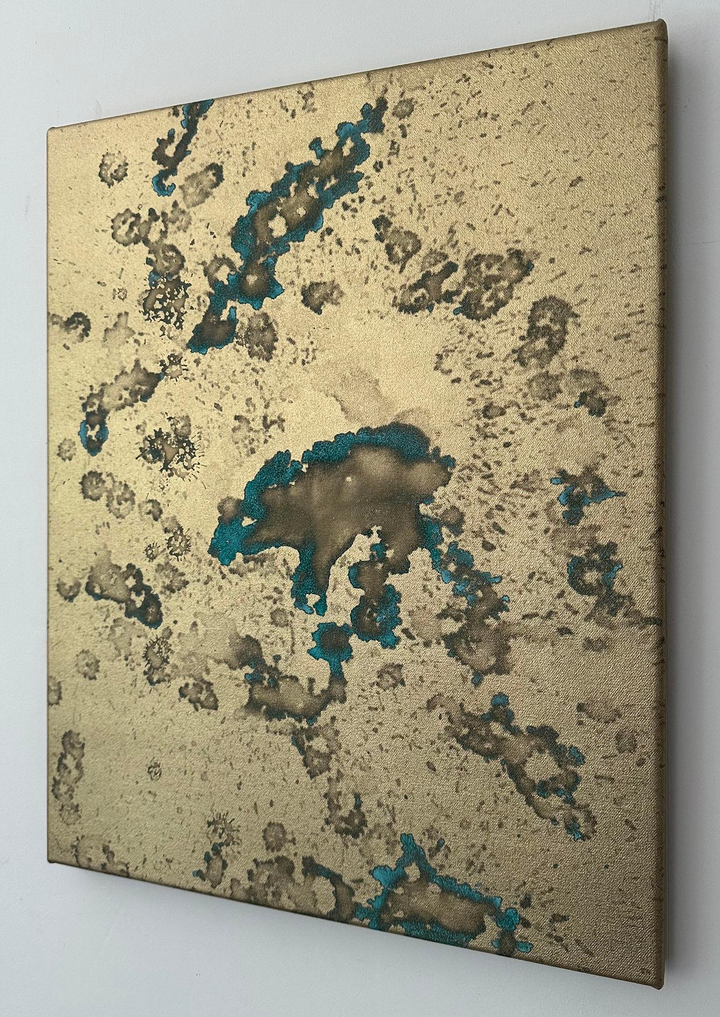 Pittura negata con ossidazione di Andy Warhol di Charles Lutz Gold & Greene Astratto in vendita 3