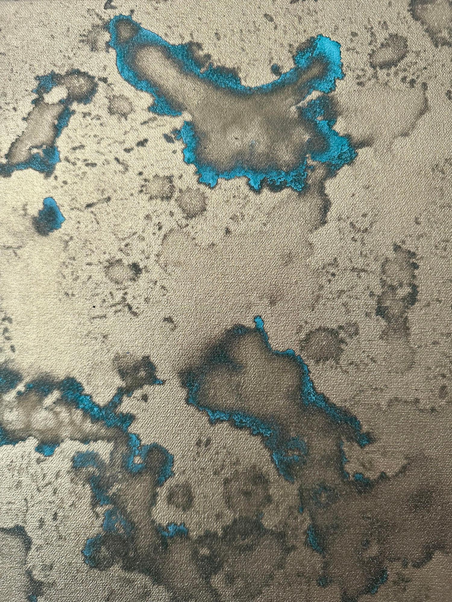 Pittura negata con ossidazione di Andy Warhol di Charles Lutz Gold & Greene Astratto in vendita 3