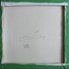 Denied Andy Warhol Flowers (Violet / Purple) Painting by Charles Lutz