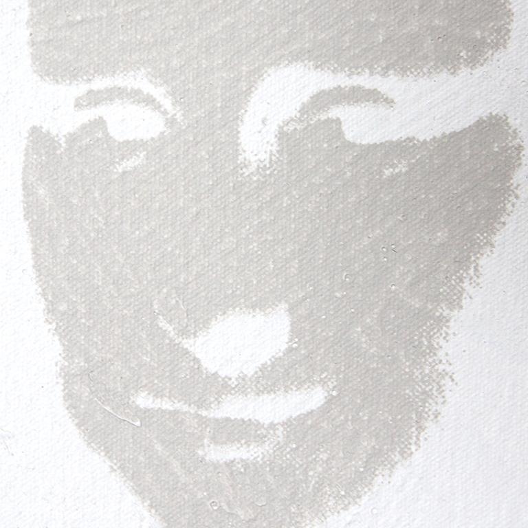 Denegada Warhol Mona Lisa Reversal Pop Art Pintura de Charles Lutz en venta 2