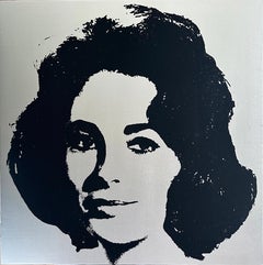 Elizabeth Taylor Denied Andy Warhol Silver Liz Painting Charles Lutz Pop Art