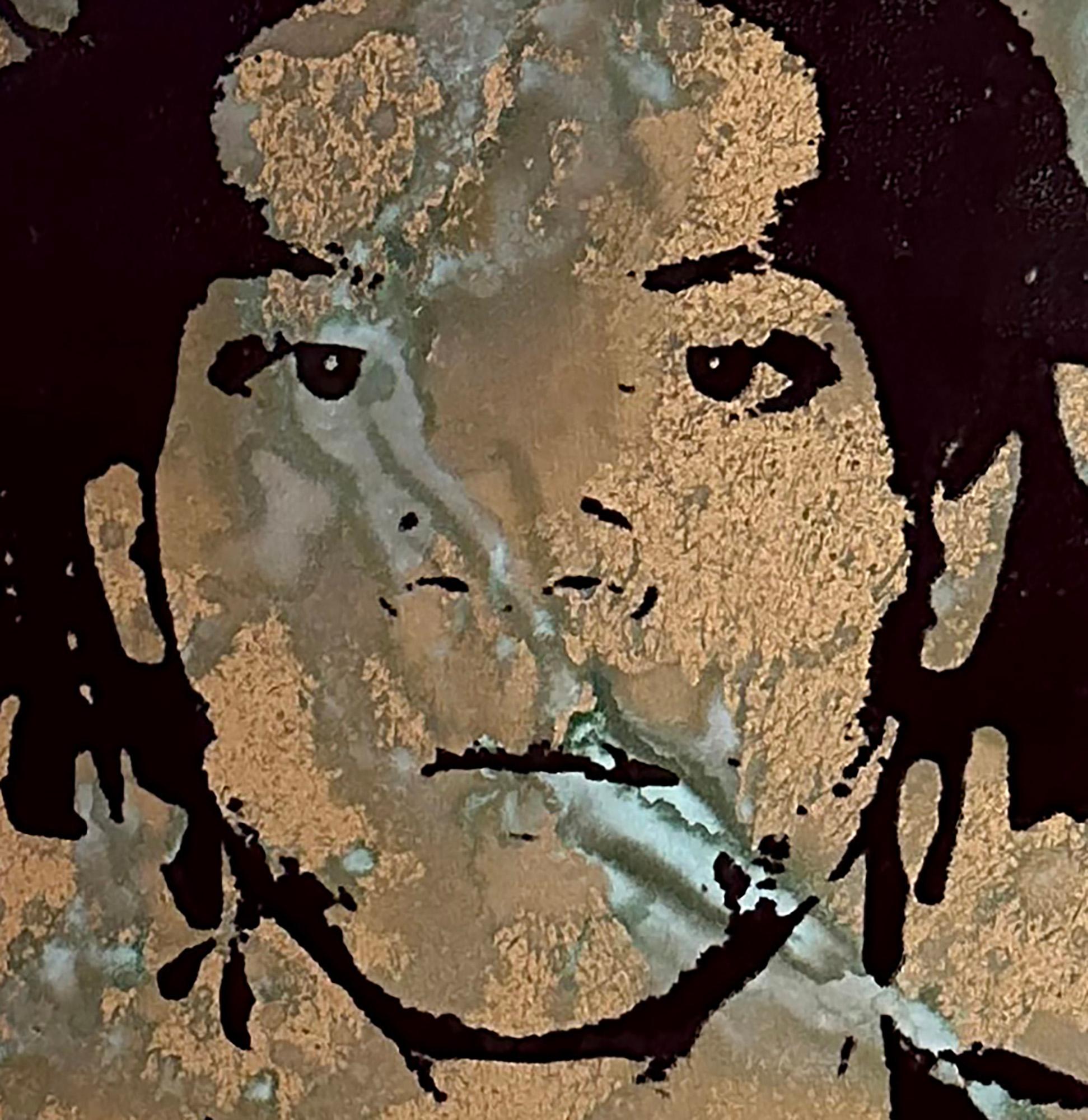 Jean-Michel Basquiat Oxidation Denied Andy Warhol Painting by Charles Lutz For Sale 1