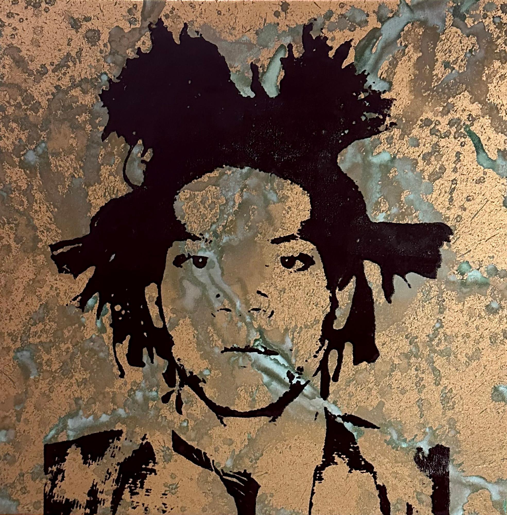 Jean-Michel Basquiat Oxidation Denied Andy Warhol Painting by Charles Lutz For Sale 2