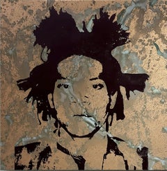 Jean-Michel Basquiat Oxidation Denied Andy Warhol Painting by Charles Lutz