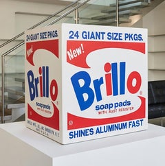 Charles Lutz Denied Warhol Brillo Box, zeitgenössische Pop-Art-Skulptur