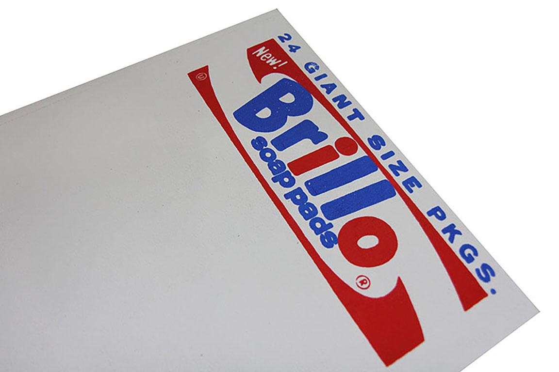 Denied Warhol Brillo Box, Contemporary Pop Art Sculpture by Charles Lutz For Sale 3