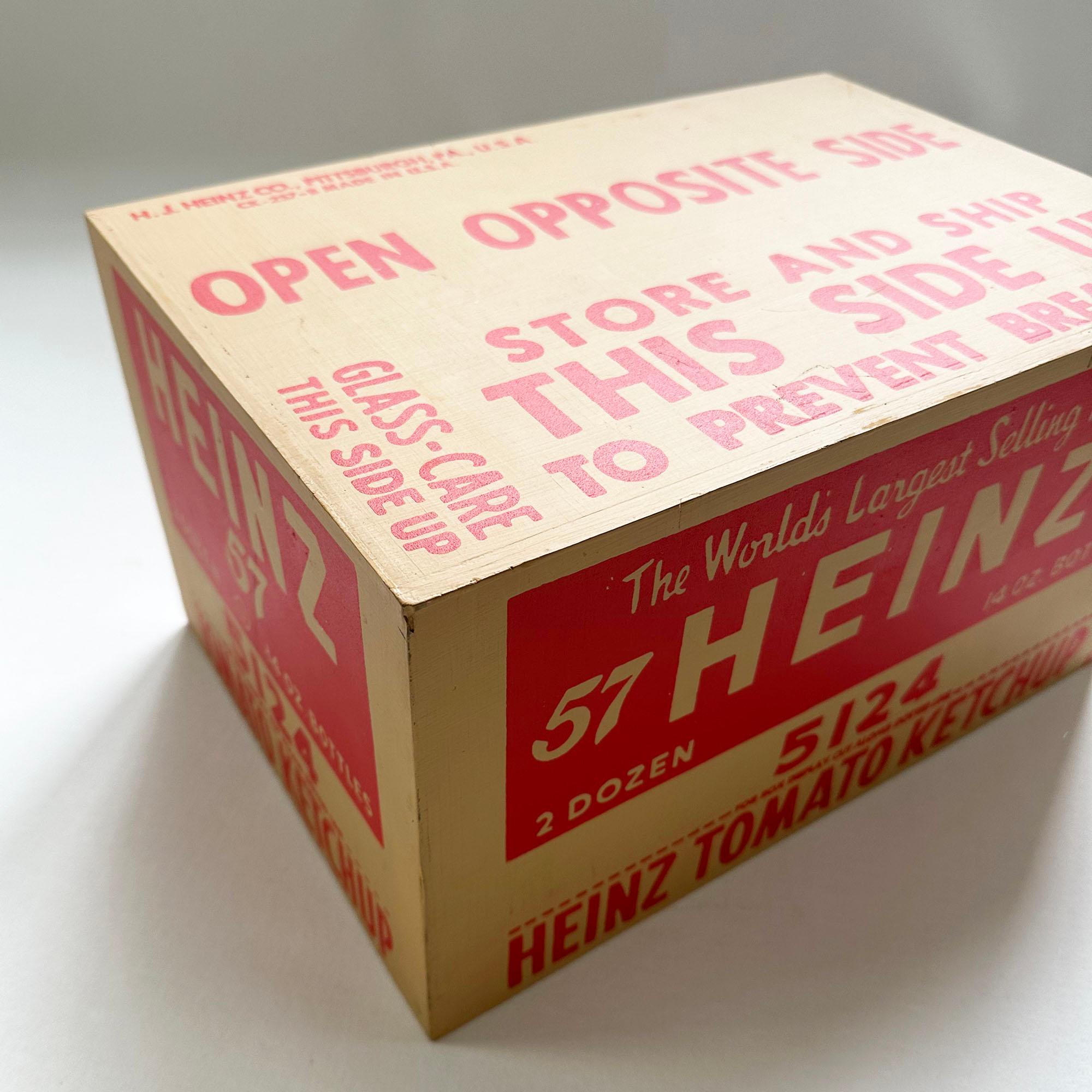 Denied Warhol Heinz Box, Contemporary Pop Art Sculpture by Charles Lutz For Sale 2