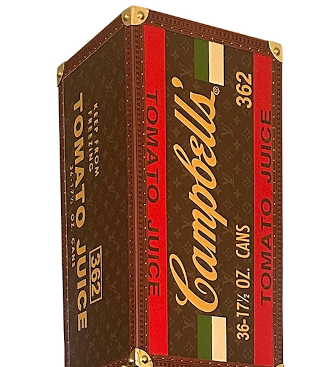 Olympus, Charles Lutz LV Stack 4 Part Warhol Louis Vuitton Box Sculpture For Sale 6