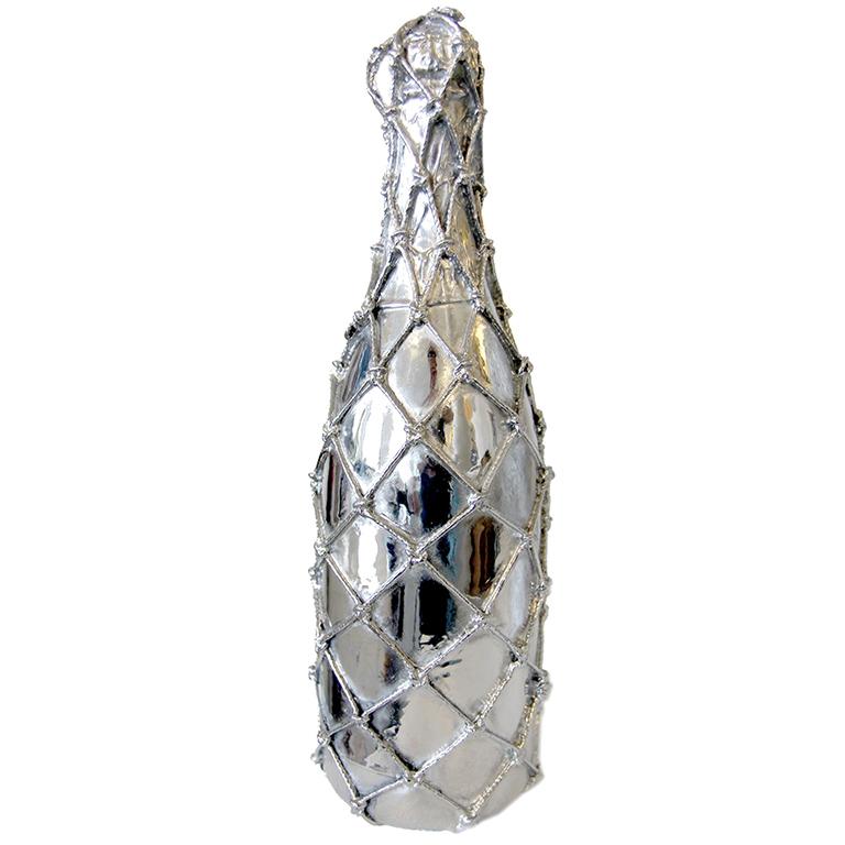 THE INCORRUPTIBLE, Stainless Steel Yacht / Boat Christening Bottle Sculpture