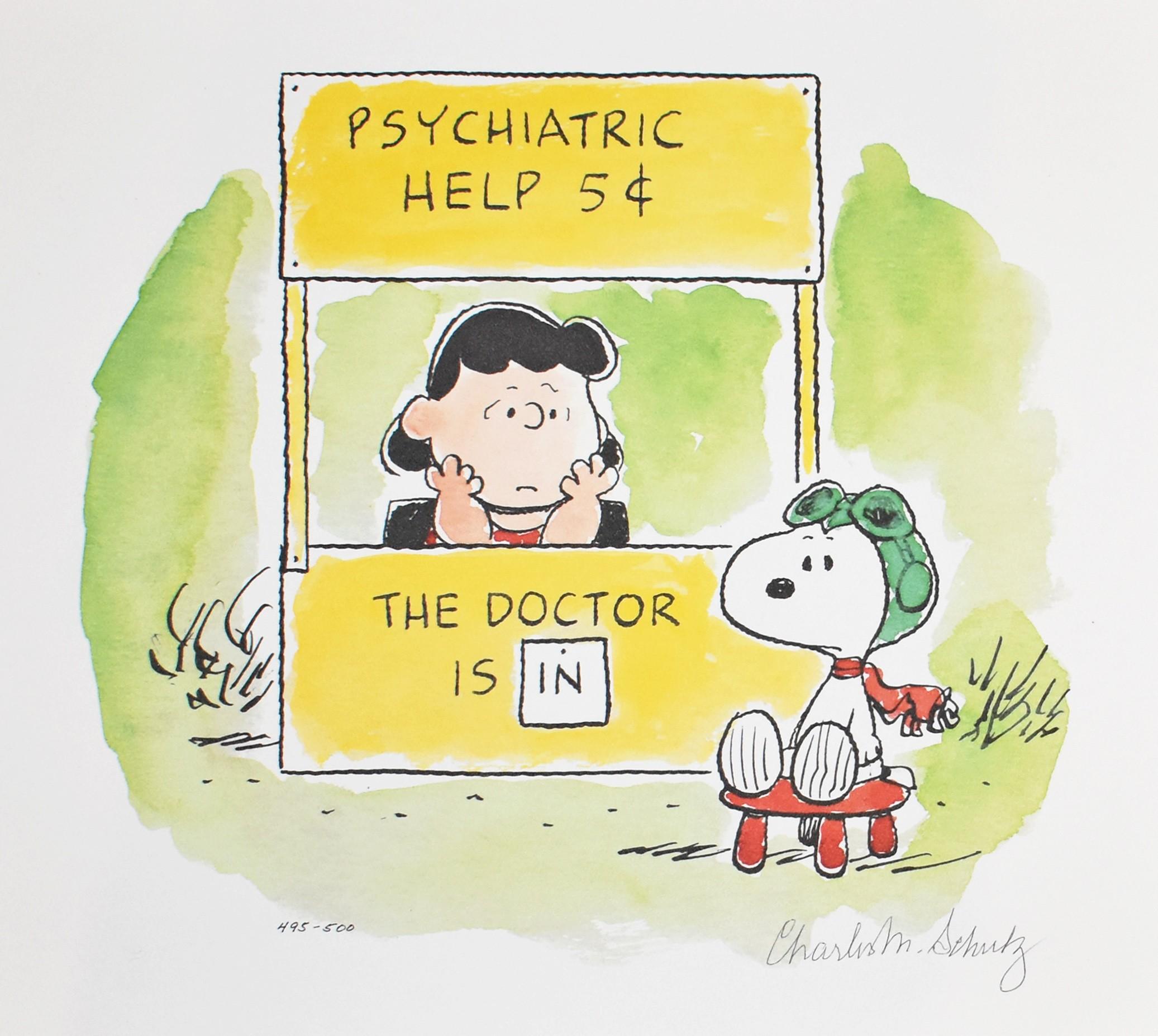 Charles M. Schulz Animal Print - Five Cents, Please