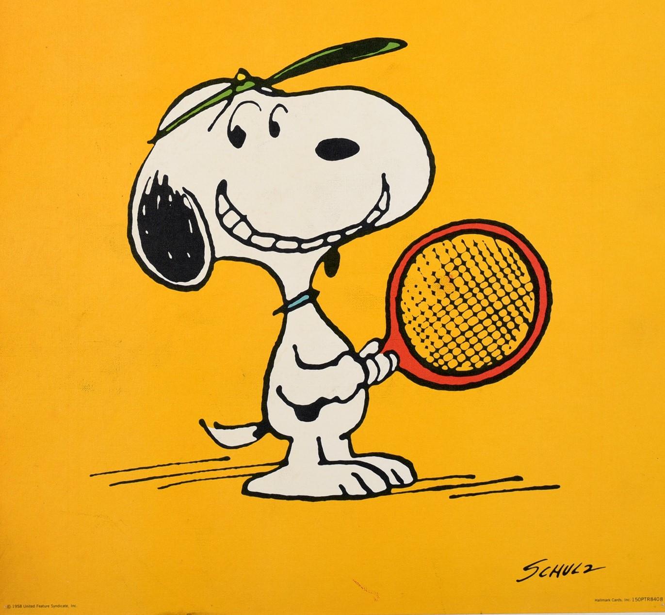 snoopy tennis images