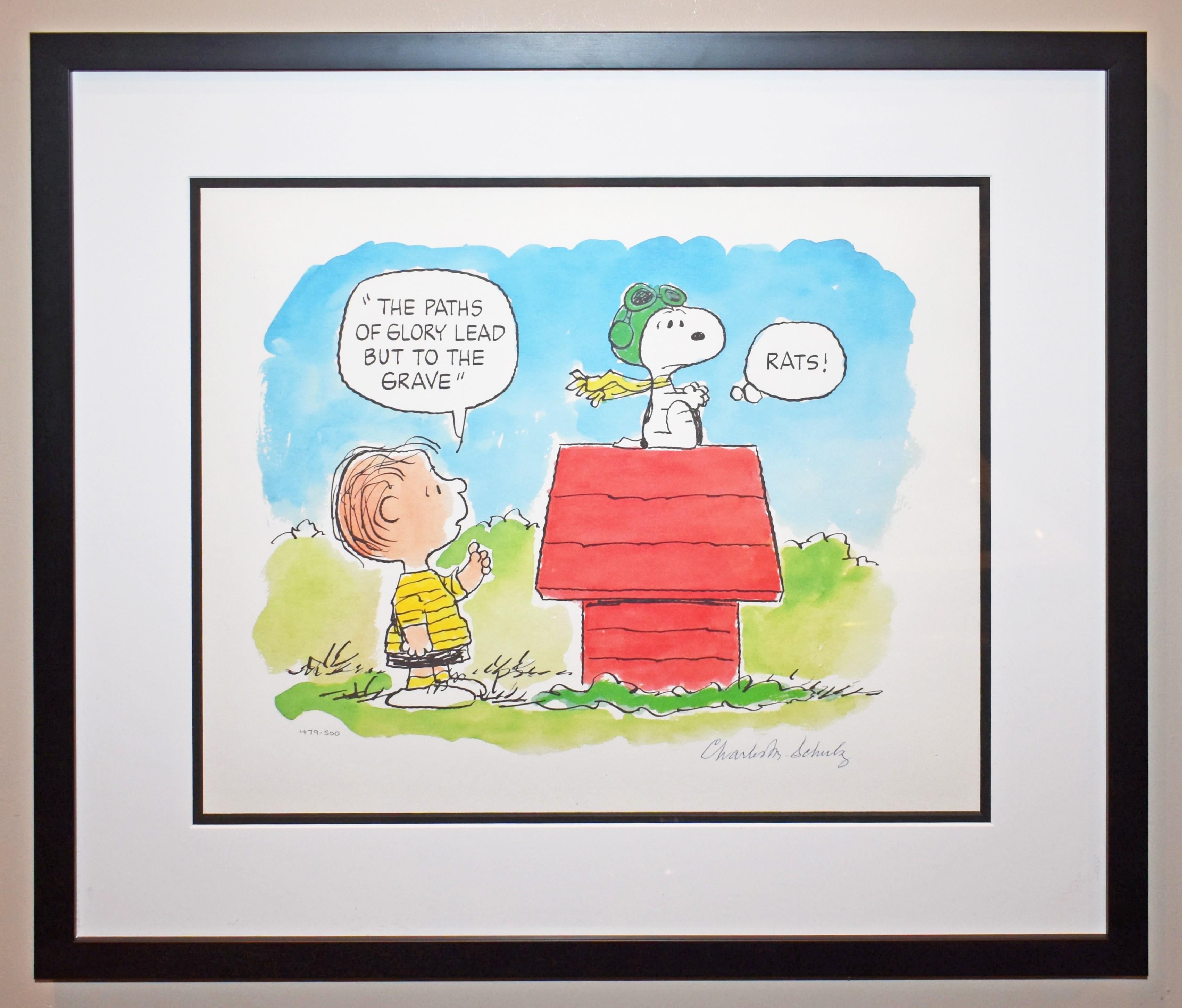 The Flying Ace - Print by Charles M. Schulz