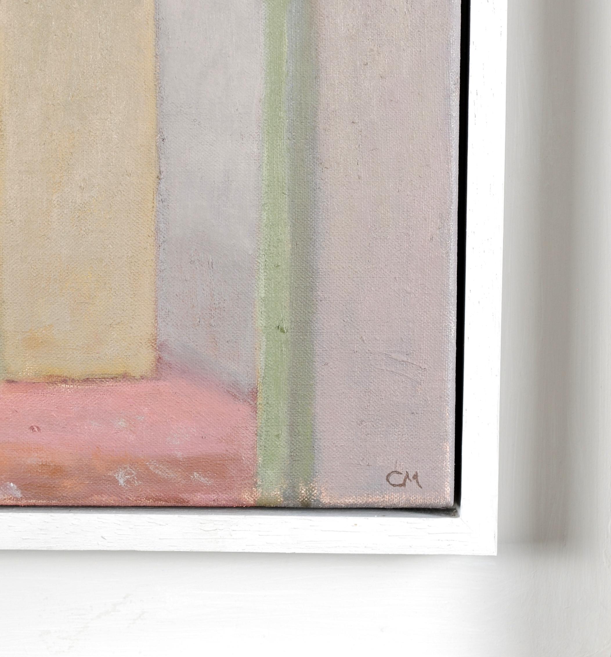 Studio Doorway - Contemporary English Interior Öl auf Leinwand Gemälde im Angebot 1