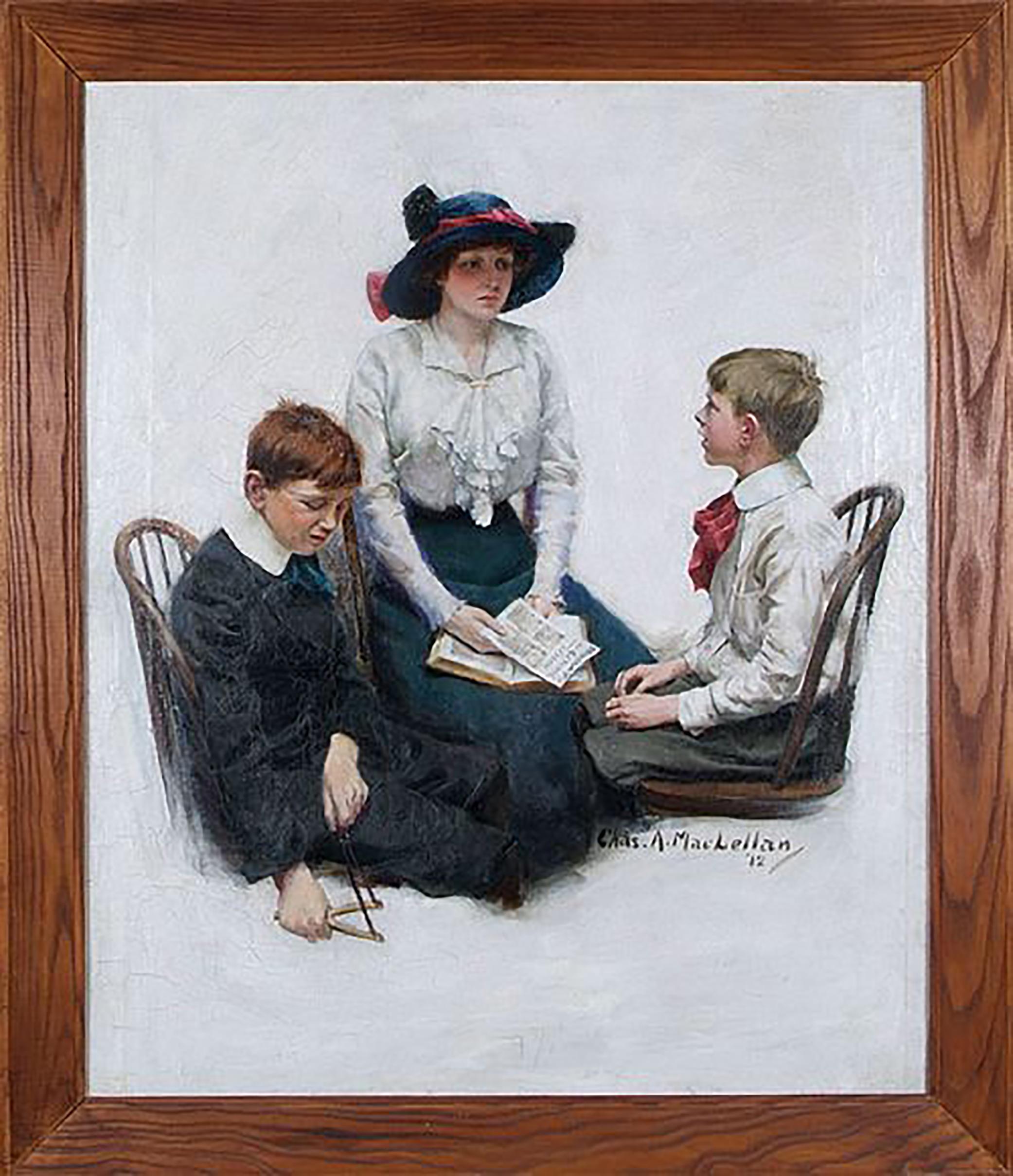 Saturday Evening Post Cover, September 13, 1913 - Painting by Charles MacLellan