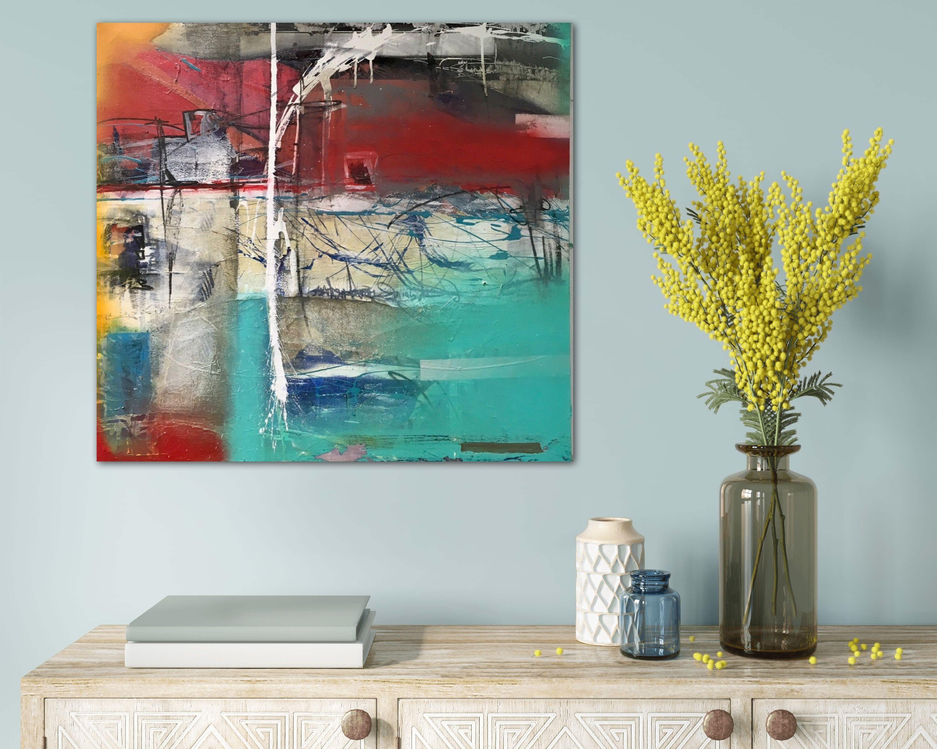 The Answer is 42, Painting, Acrylic on Canvas 1