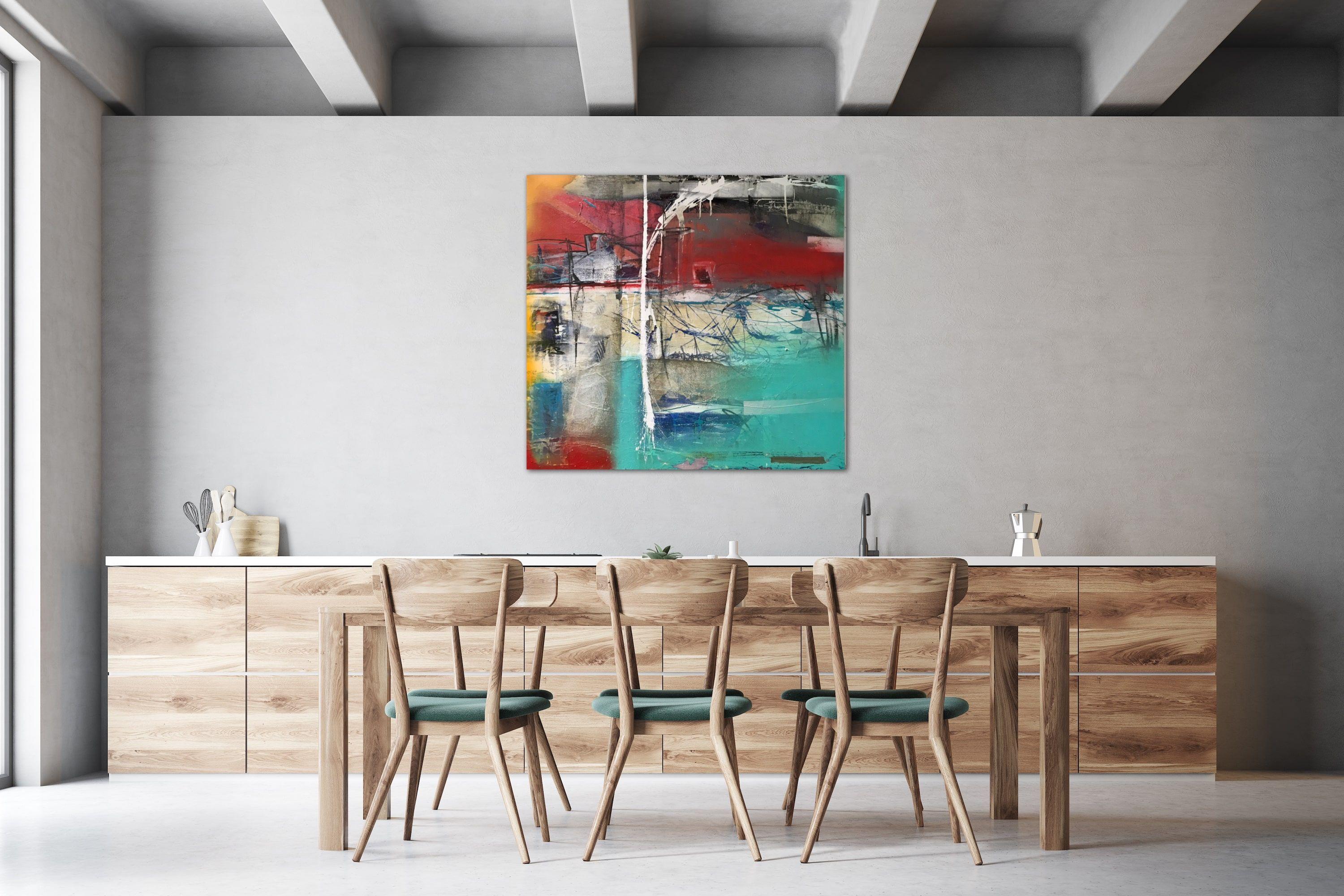 The Answer is 42, Painting, Acrylic on Canvas 2