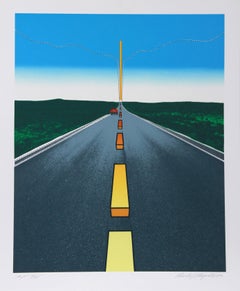 Great American Landscape, Surrealist Pop Art Screenprint by Charles Magistro