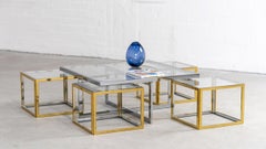 Charles Maison Café Cromo y Latón Hollywood Mesa nido Paris Willy Rizzo