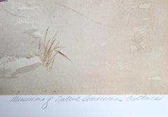 Indian Stalking Elk, American Western Lithograph After Charles Marion Russell