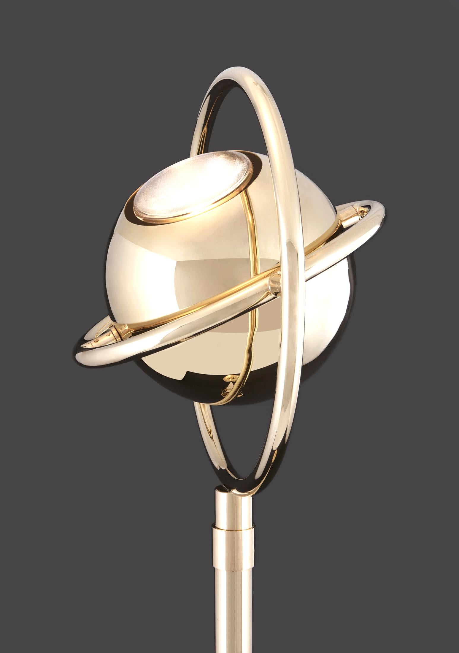 Contemporary Charles Martin, Art Deco Style Floor Lamp, Turnable in Any Direction For Sale