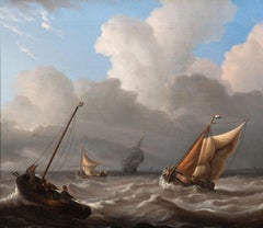 Dutch shipping in a choppy sea