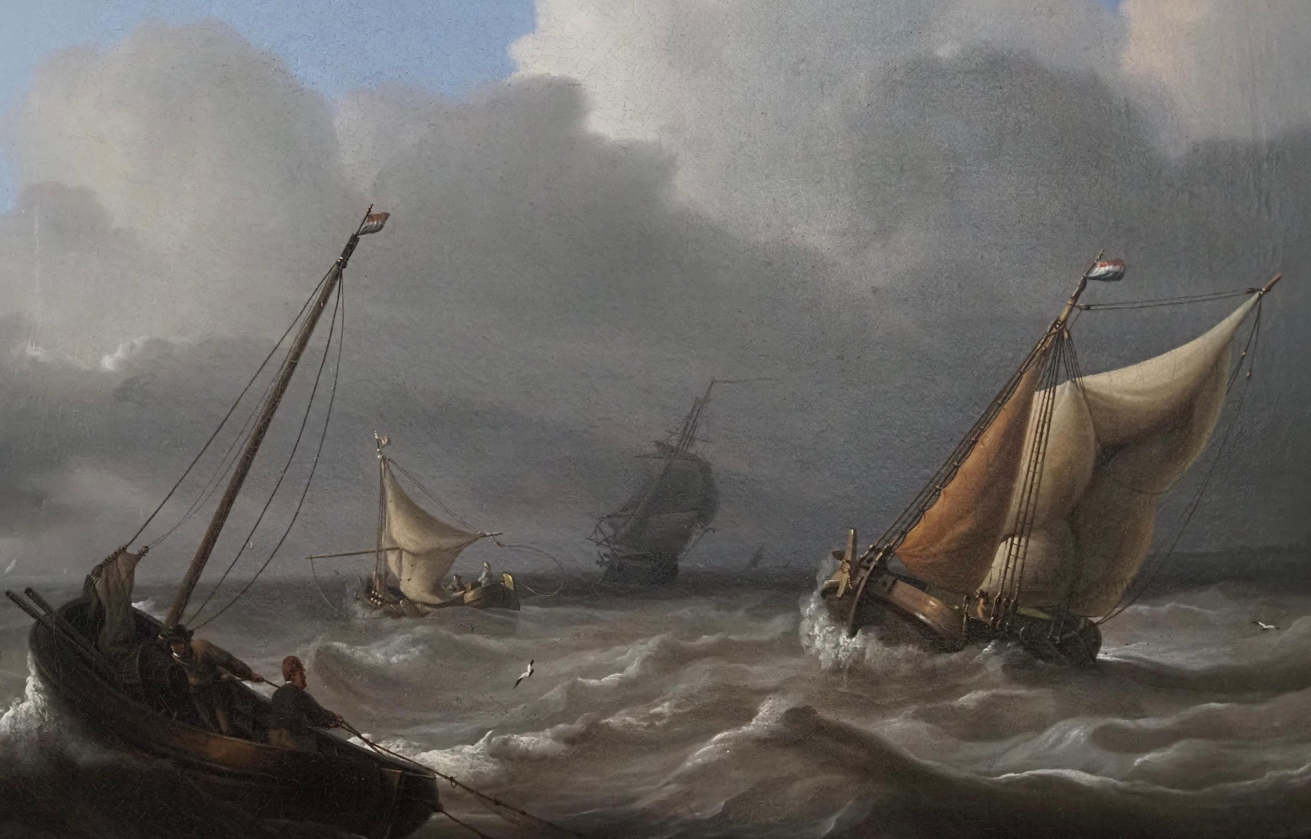 Navigazione olandese in un mare agitato in vendita 1