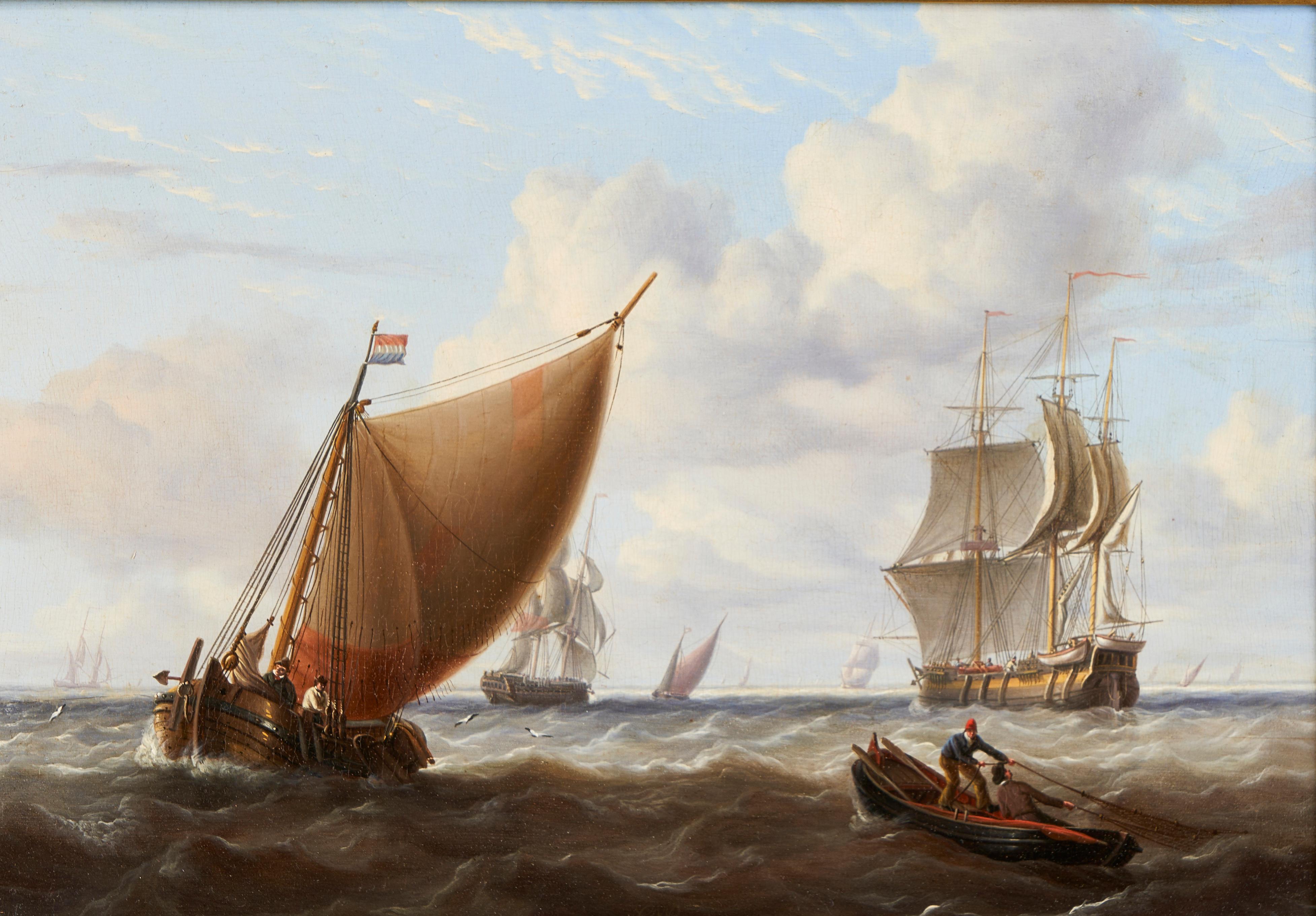 Spedizione in un batter d'occhio - Painting di Charles Martin Powell
