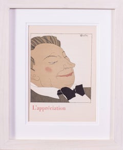 9 illustrazioni tratte dal raro e ricercato libro 'L'art de boire'.