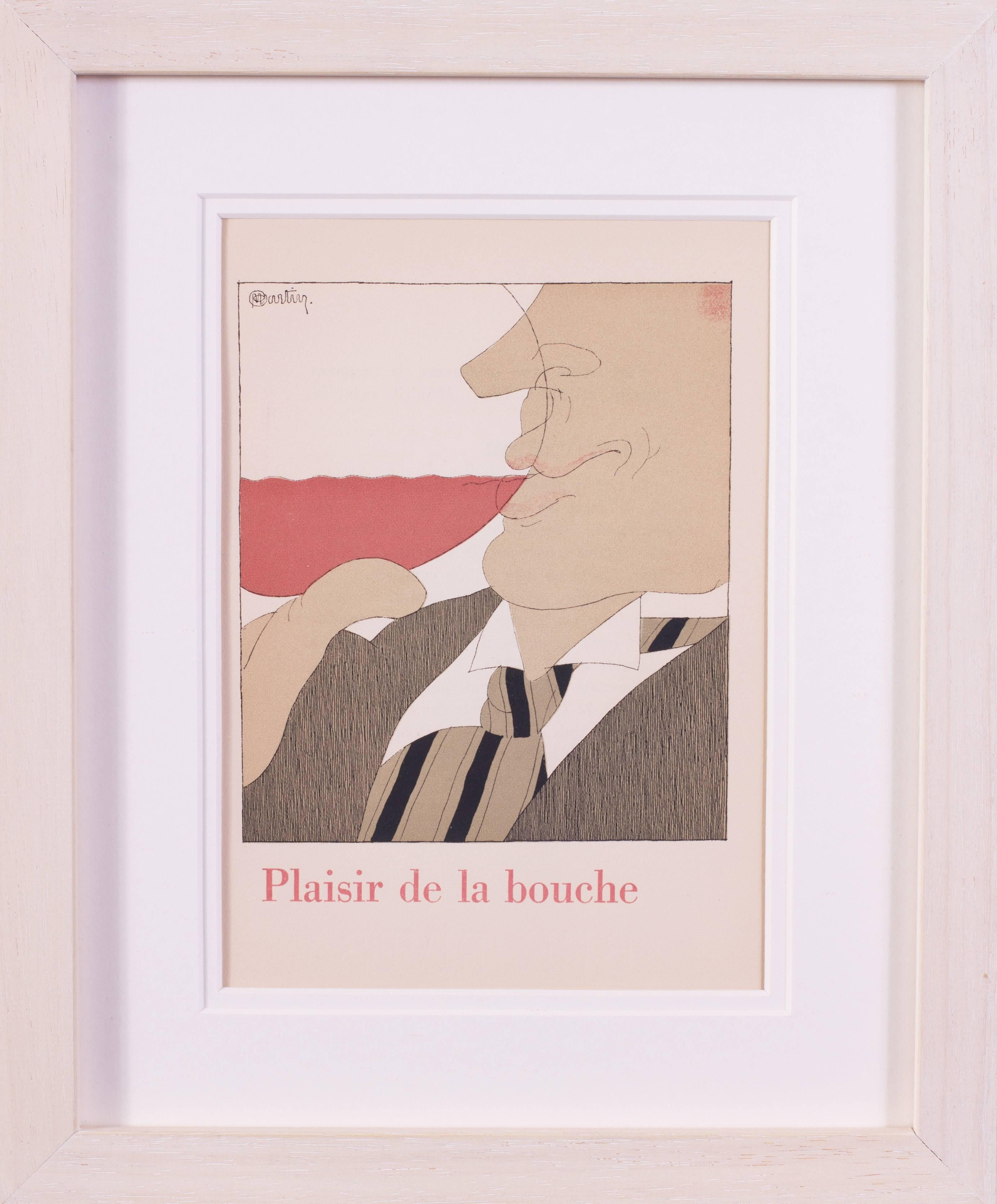9 illustrations from the rare and sort after book ‘L’art de boire’ 1