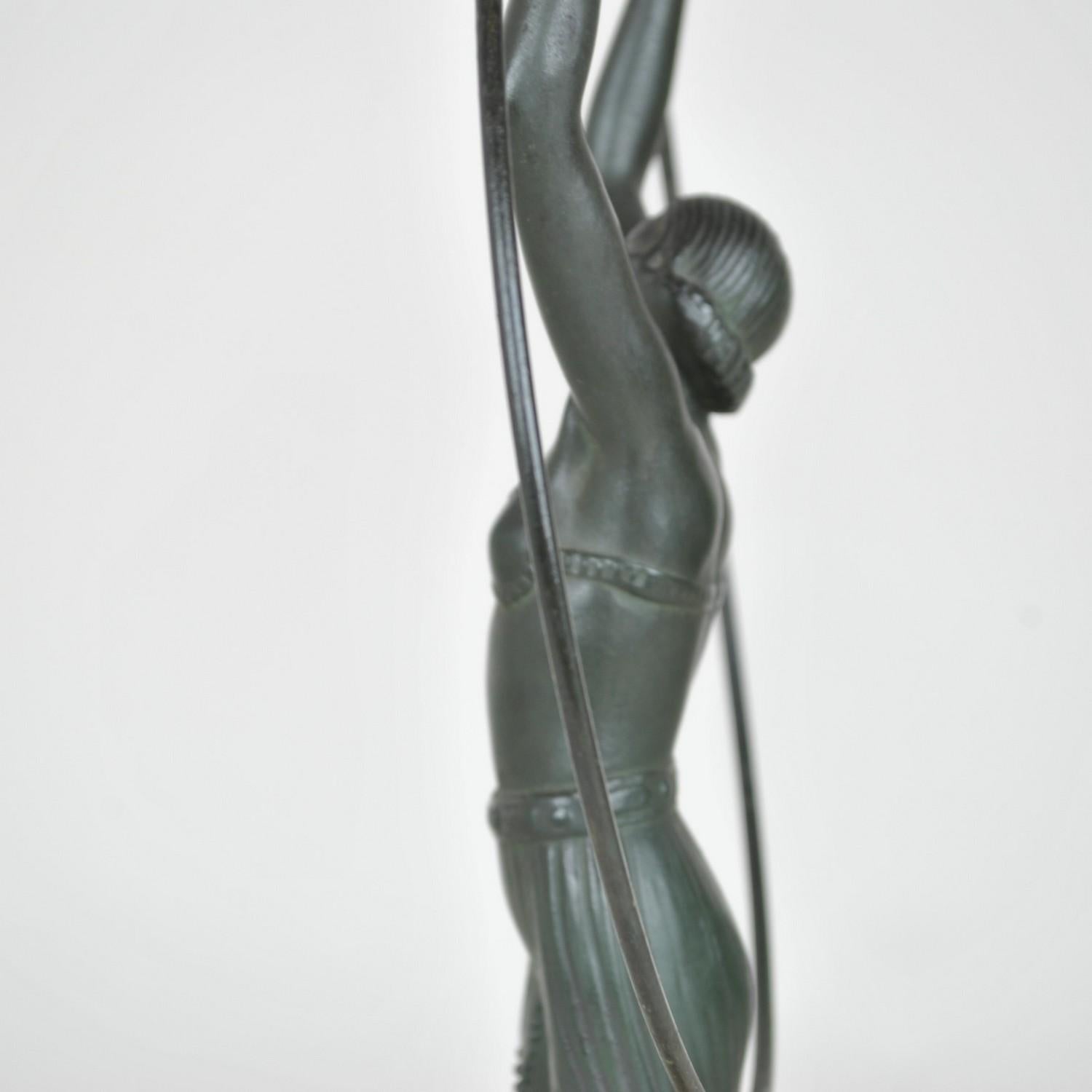 Charles & Max Le Verrier, Bayadère, Signed Sculpture, Art Deco, XXth Century 6