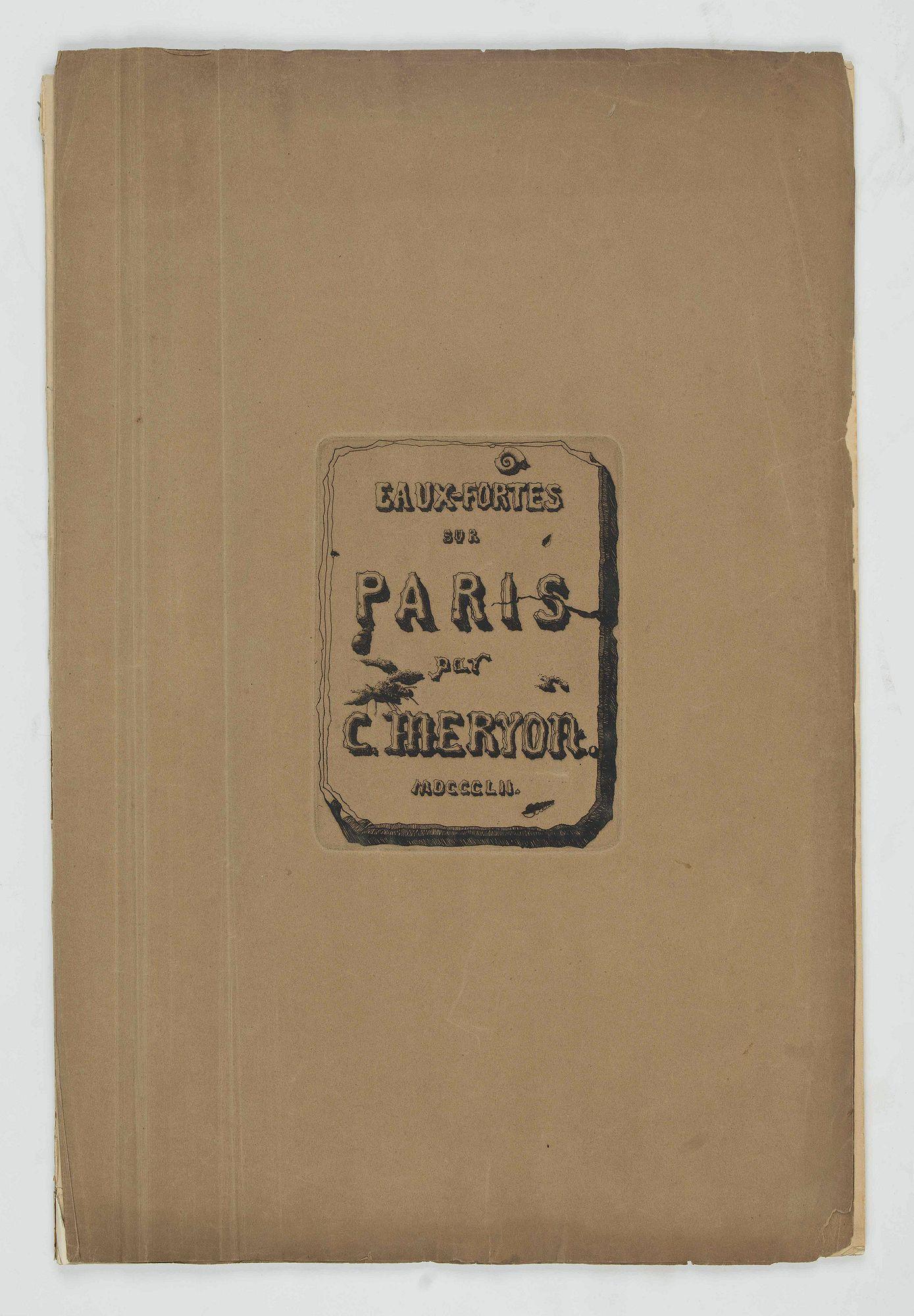 Eaux-fortes sur Paris, vers 1850-1854 - Print by Charles Meryon