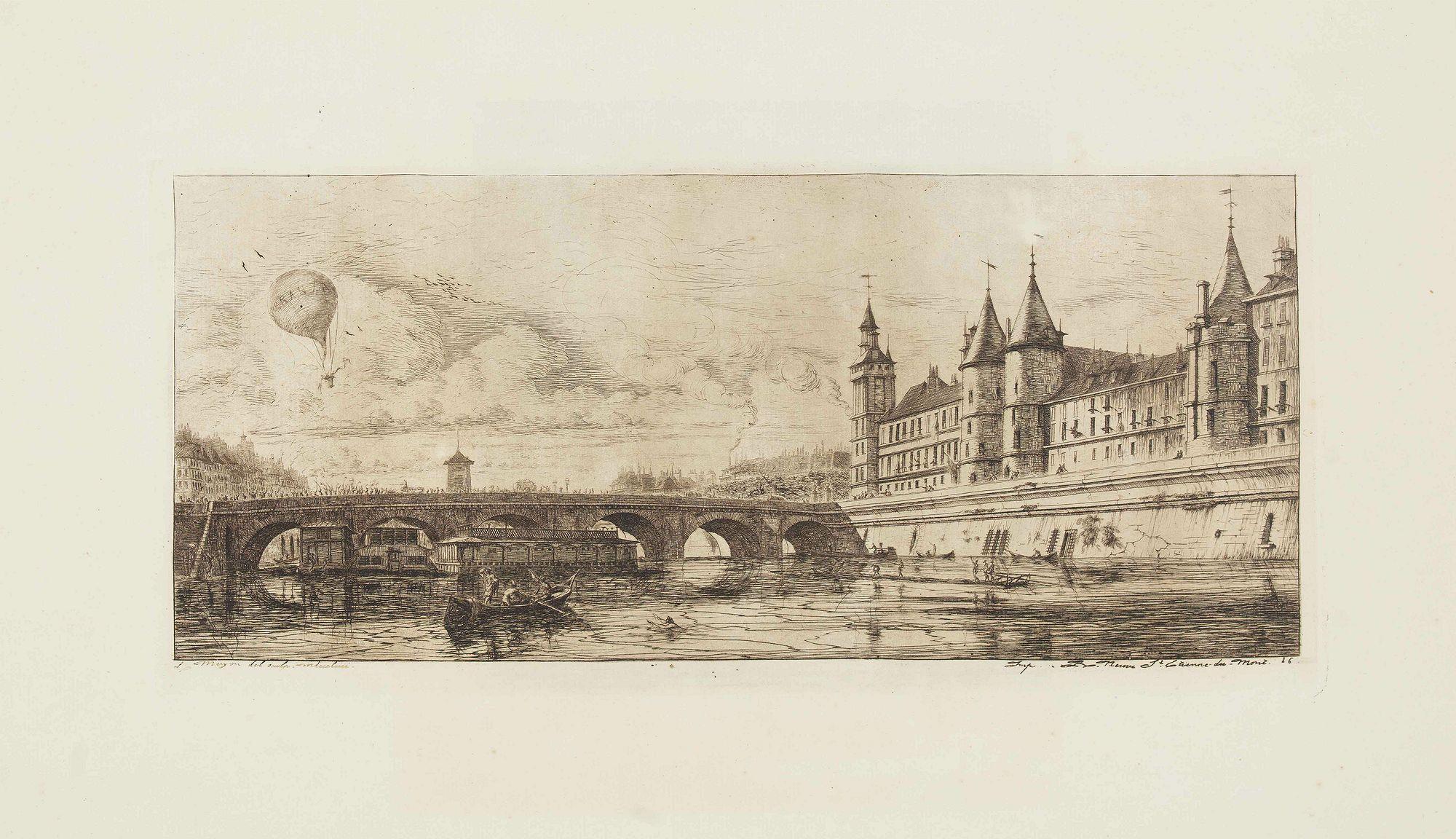 Eaux-fortes sur Paris, vers 1850-1854 For Sale 2