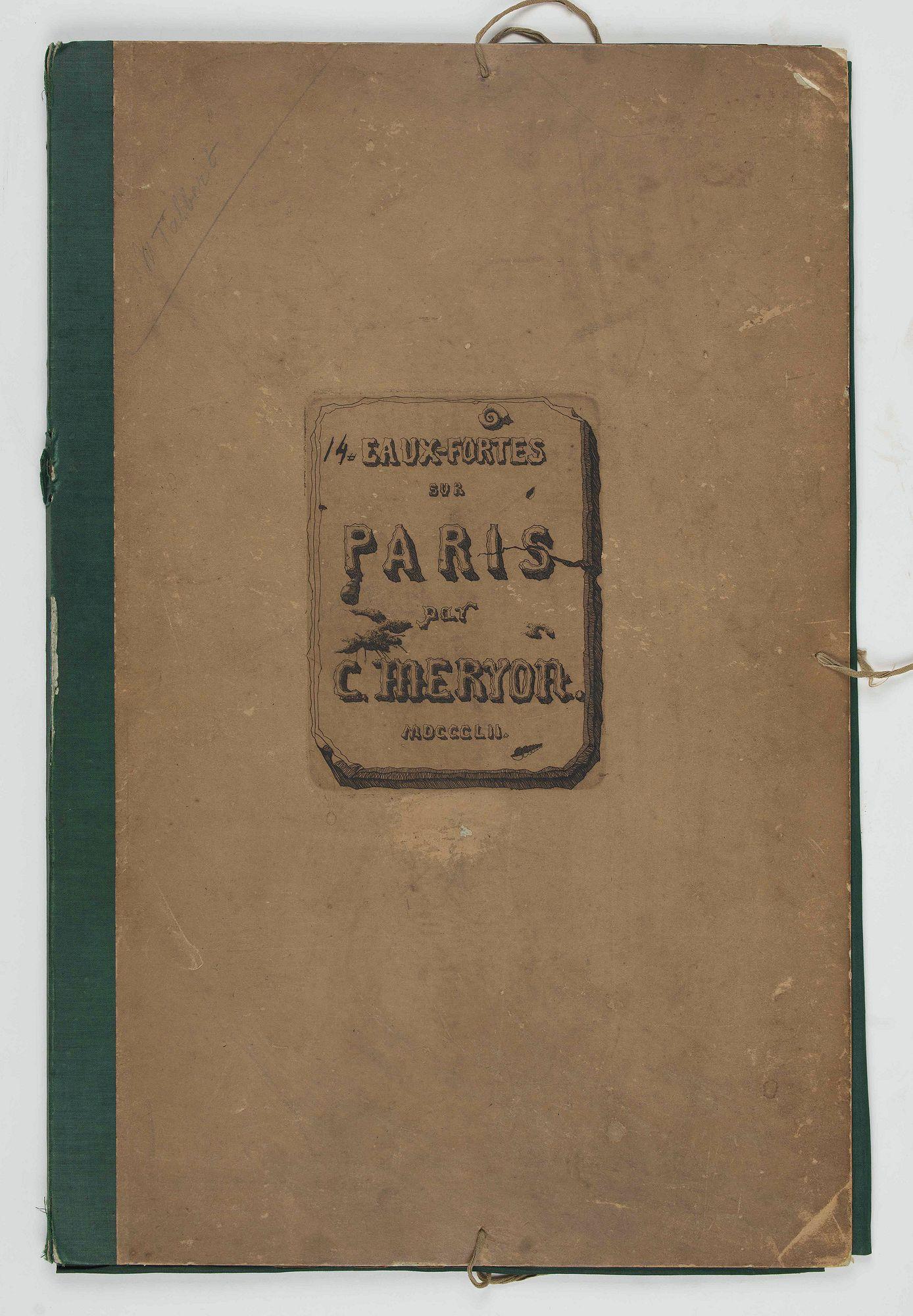 Print Charles Meryon - Eaux-fortes sur Paris, vers 1850-1854