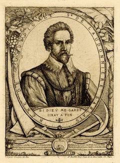 René de Laudonnière Sablais (de Burdigale). Nach Crispjin van de Passe I
