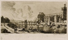 The Pavilion de Mademoiselle and Part of the Louvre