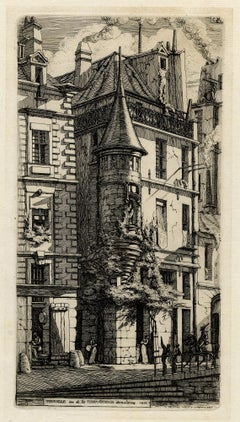 Tourelle, Rue de la Tixéranderie démolie en 1851