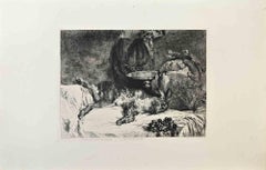 Un Coin de Cuisine - Etching by Charles Meryon - 1870s