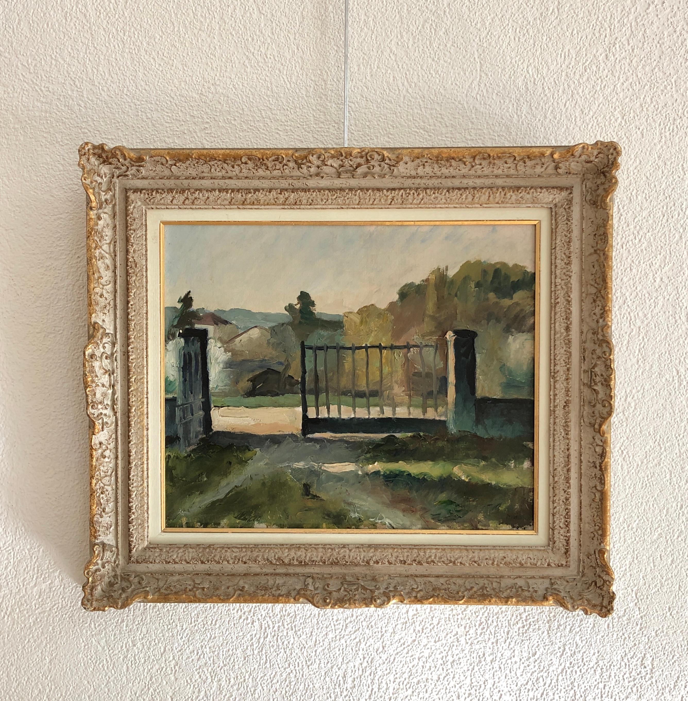 Porta della campagna - Painting di Charles Monnier