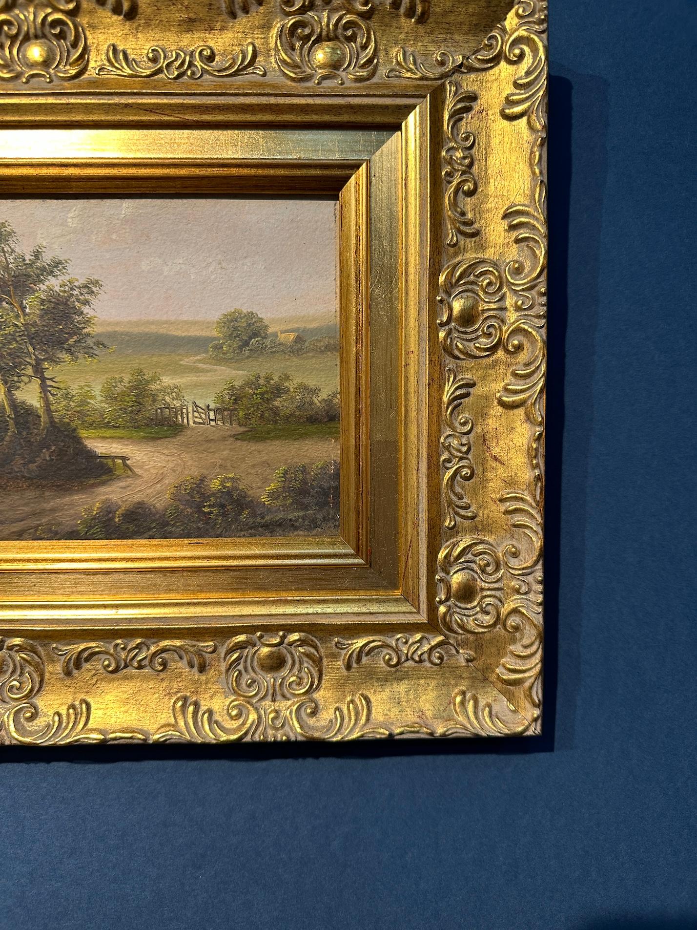 Paisaje inglés del siglo XIX.

Este encantador paisaje victoriano inglés del siglo XIX, obra de Charles Morris hacia 1890, encierra la serena belleza de la campiña con exquisito detalle y atractivo intemporal. Morris retrata magistralmente una