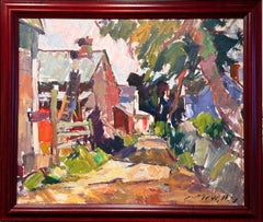 Gloucester Artist Charles Movalli (1945-2016) "The Horse Farm"