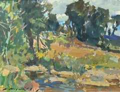Paisaje natural del pintor de Gloucester Charles Movalli