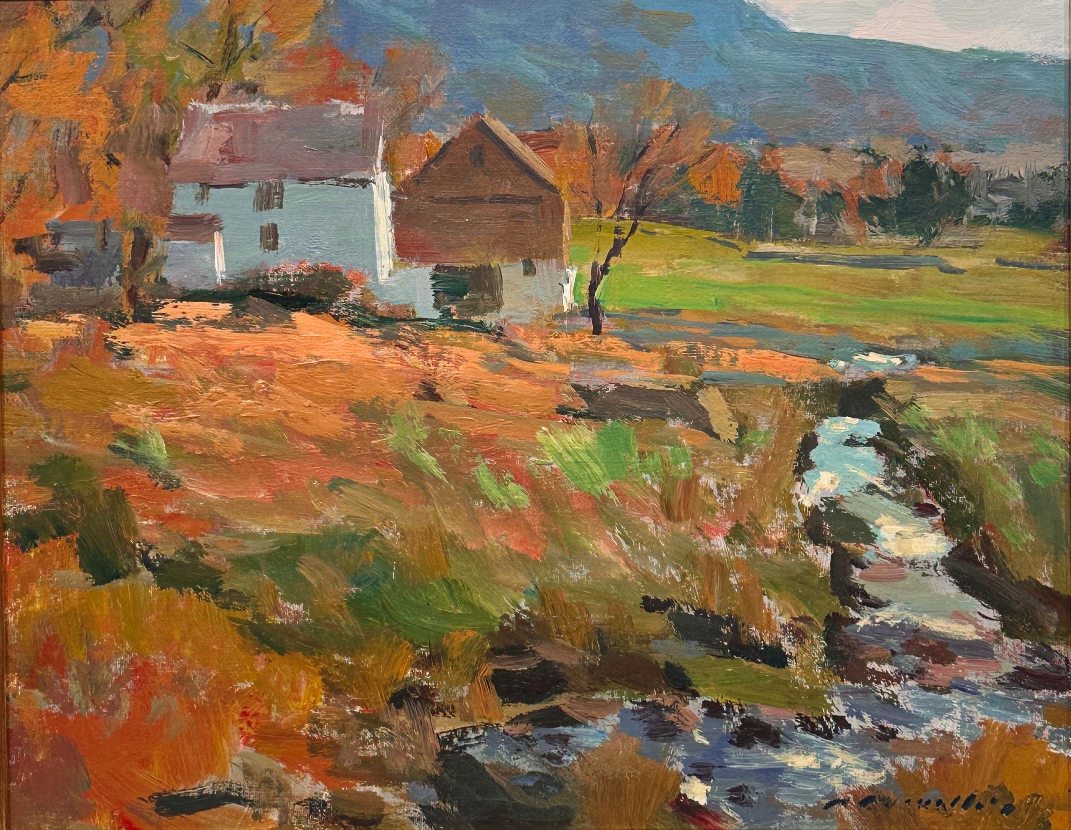 Charles Movalli (1945-2016)
Charles Movalli (1945–2016) had a BA from Clark University and a PhD from the University of Connecticut. He painted and wrote about art for over thirty years. He belonged to the North Shore Arts Association, the Rockport