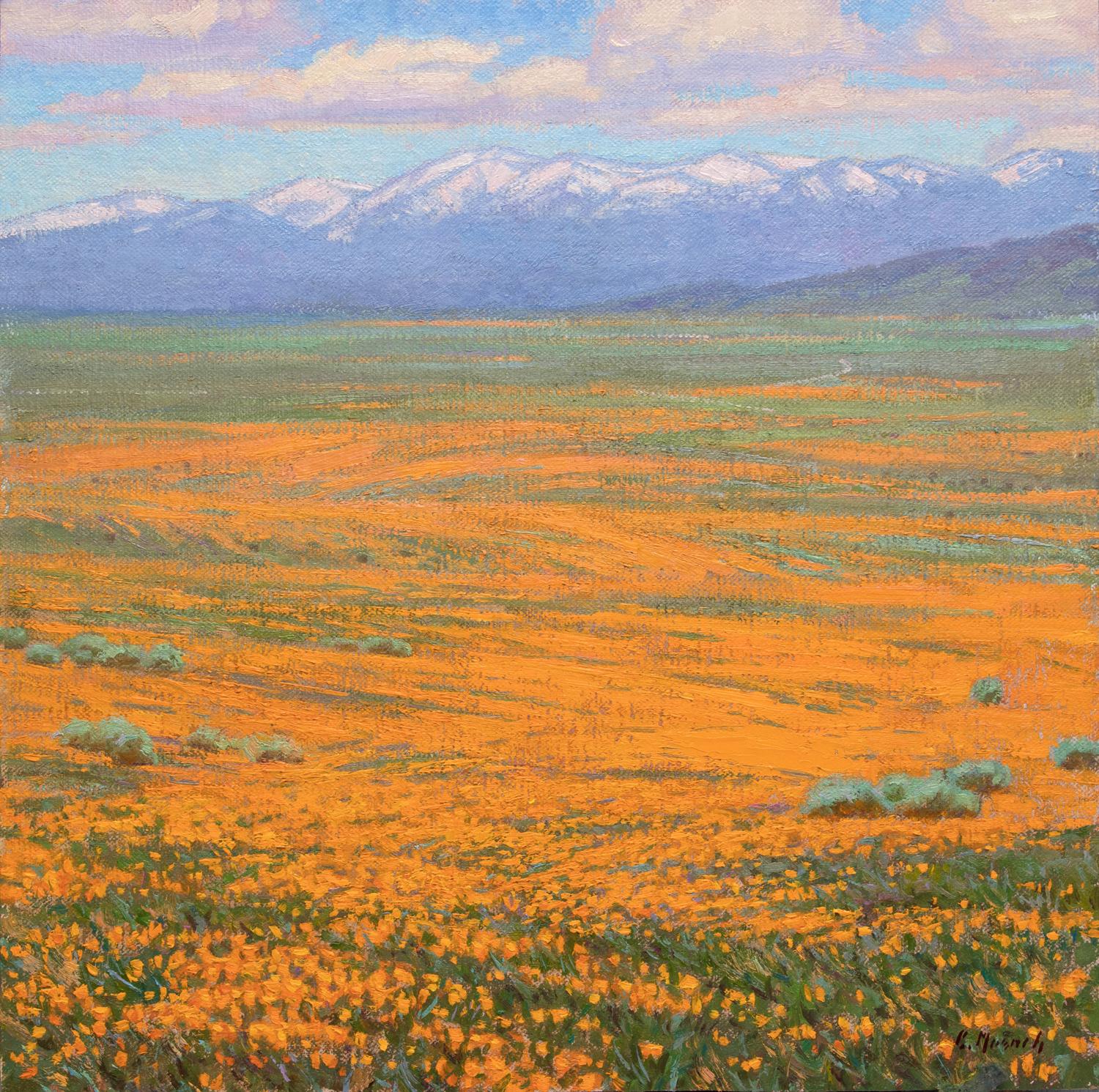 California Superbloom - Painting by Charles Muench