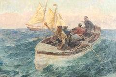 Charles Murray Padday Pilot Boat Crew Oil, 1898