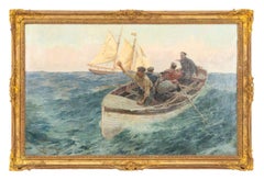 Charles Murray Padday Pilot Boat Crew Oil, 1898
