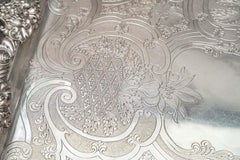 Charles Nicolas Odiot - Importante bandeja de plata maciza Circa 1840/1860