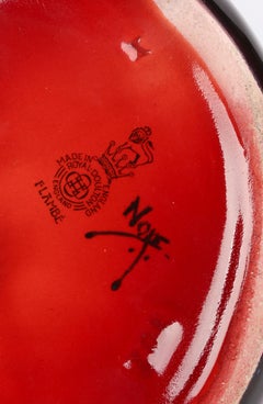 Charles Noke Art Deco Royal Doulton Large Flambe Glazed Seated Fox HN130