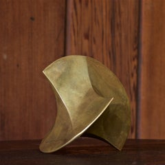 Charles O. Perry Scultura in bronzo a forma di mazza conchiglia Sphericon MIT Geometrico Duchamp Arp