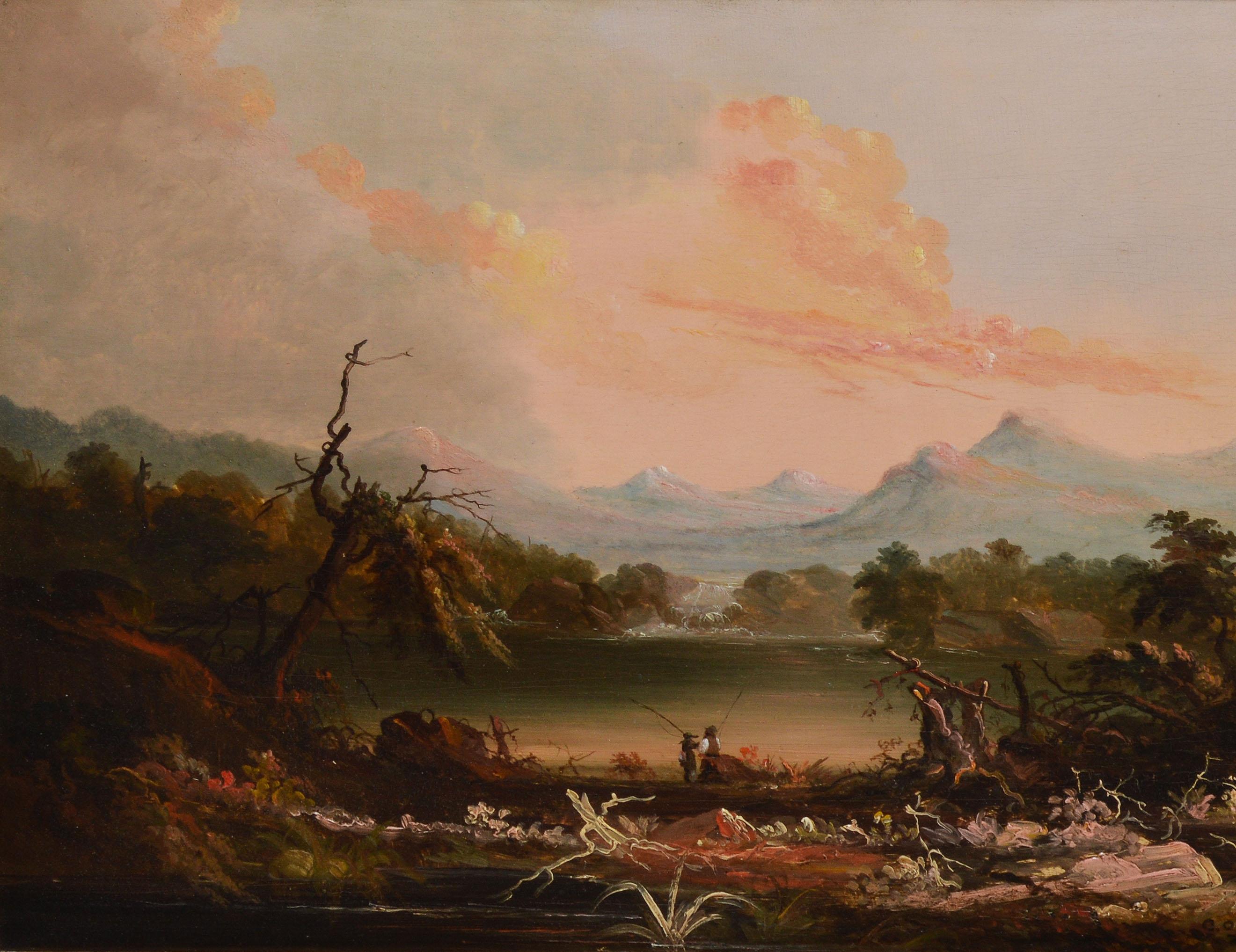 Hudson River School Landscape Circa 1840 by Charles Octavius Cole 3